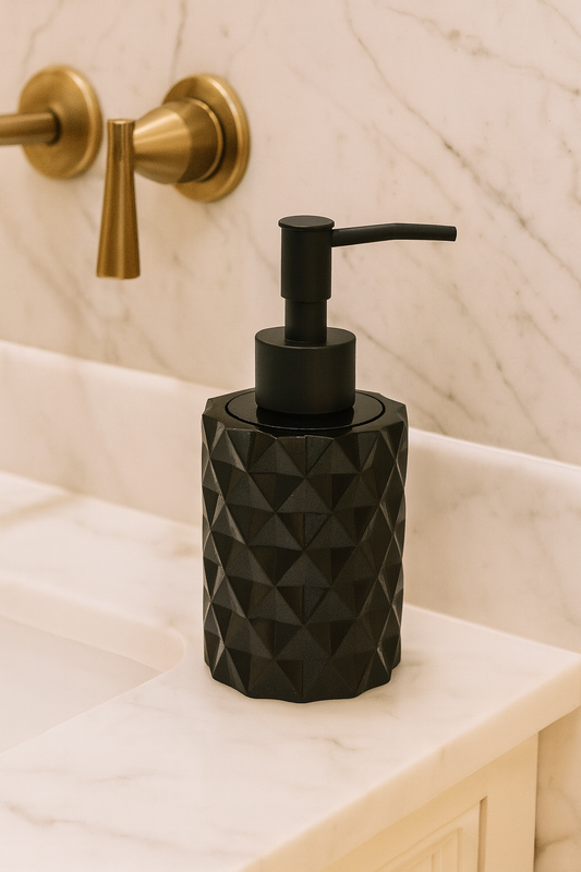 🧴Dispensador de Sabão Preto Moderno