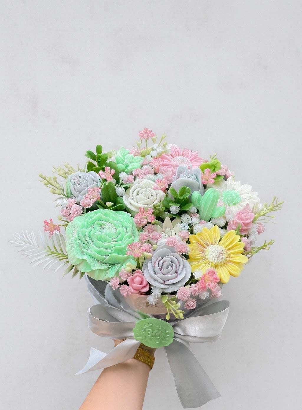 🌷Caixa Floral em Cera