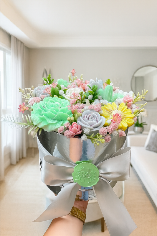 🌷Caixa Floral em Cera