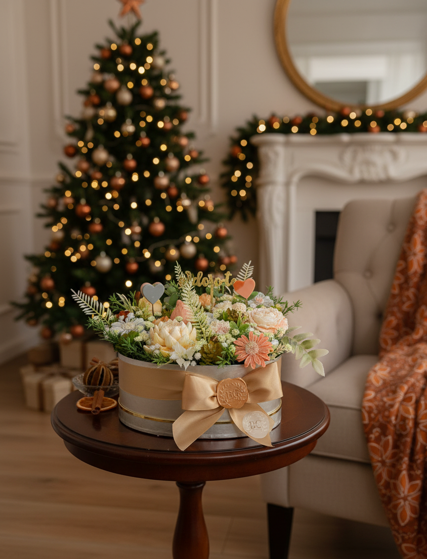 Winter Bloom Collection Box