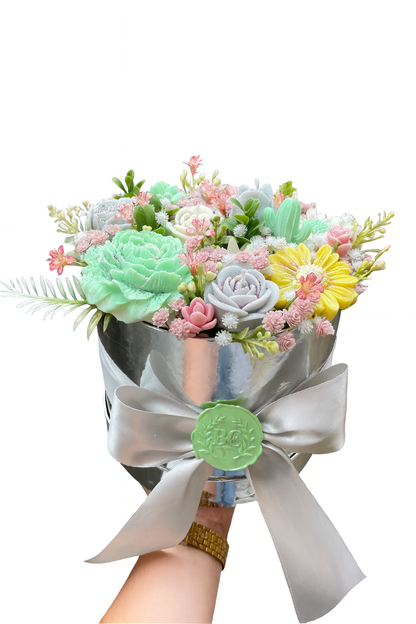 🌷Wax Flower Charm Bouquet