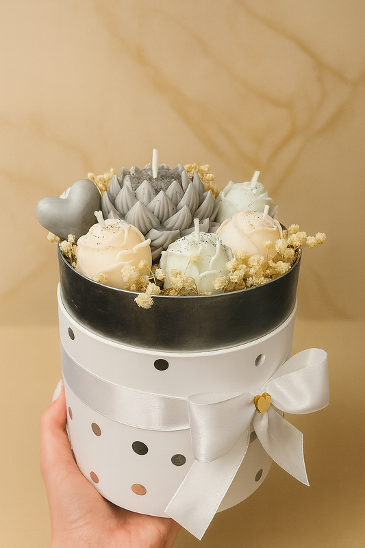 ✨Caixa de Flores de Cera Floral