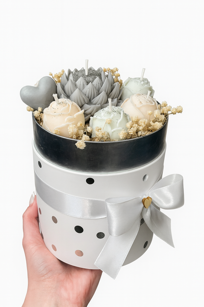 ✨Caixa de Flores de Cera Floral 