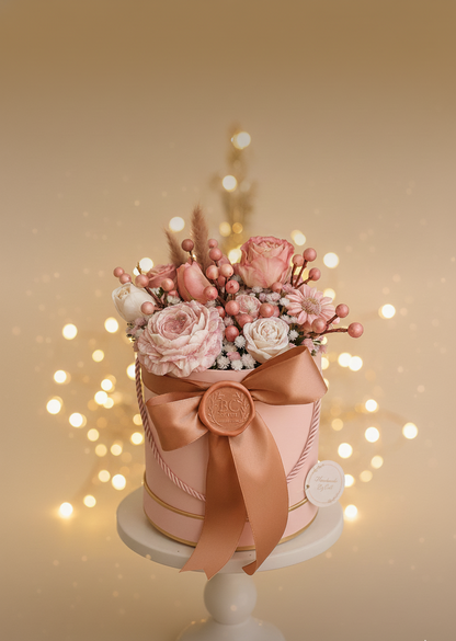 🌸 Caixa Rosa Elegante Floral